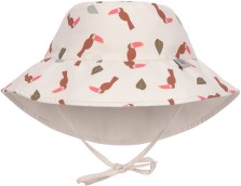 Detský klobúk Lassig Sun Protection Bucket Hat toucan offwhite