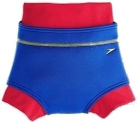 Chlapčenské plavky s plienkou Speedo Swim Nappy - blue/red